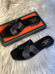 Hermes Glittery Sandals