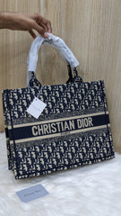 Christian Dior Embroidered Tote Bag