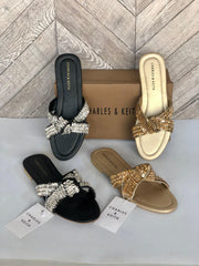 Charles & Keith Shinny Sandals