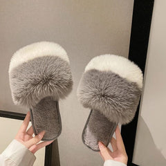 Rabbit Fur Sandal