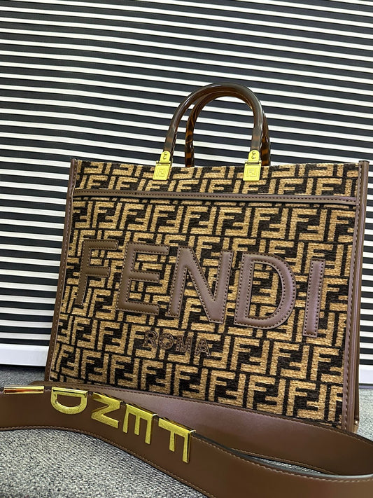 Fendi High Quality Crafted Canvas Tote