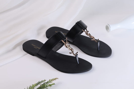 Saint Laurent Patent Sia Sandals