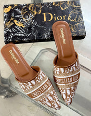 Christian Dior Toed Mules