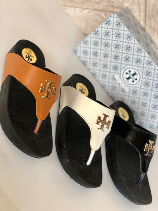 Tory Burch T Crafted Wedges