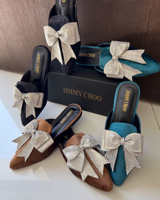 Jimmy Choo Bow Mules