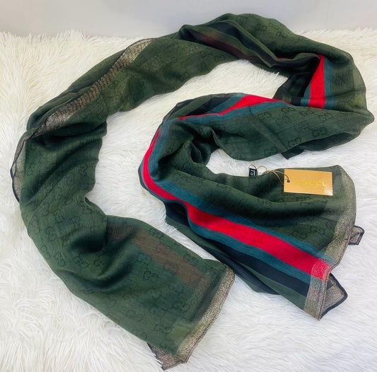 Gucci Self Print Shawl