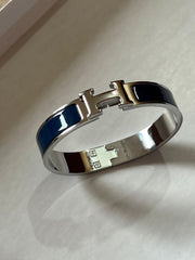 Hermes Silver Bangle