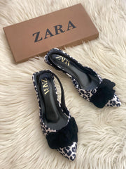 Zara Cheetah Print Heel