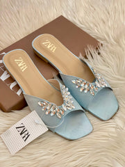 Zara Dina Stone Embelished Sandals