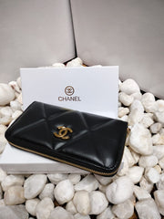 Chanel Logo Crafted Wallet