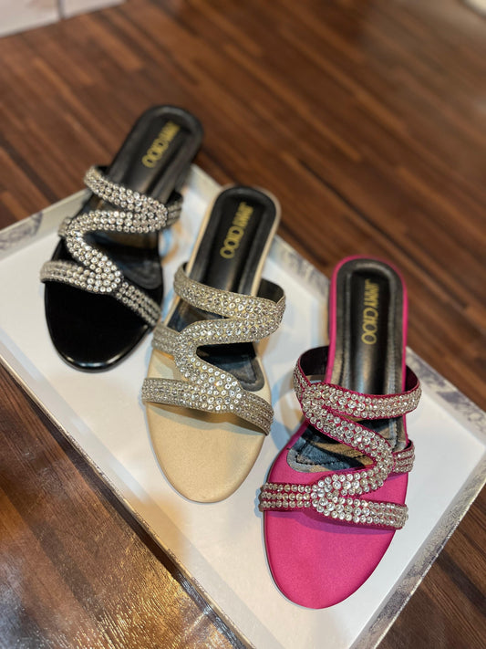 Jimmy Choo SS Cross Sandals