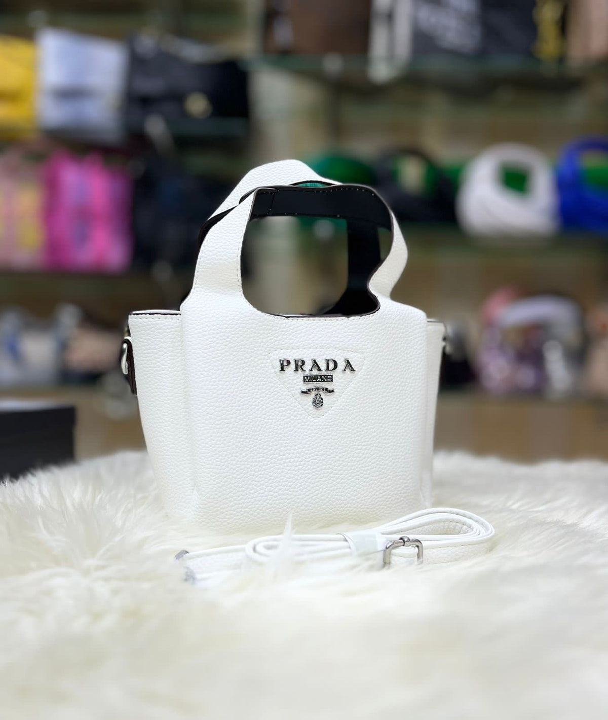 Prada medium Leather Tote