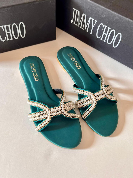 Jimmy Choo Pearls Flats