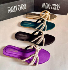 Jimmy Choo Pearls Flats