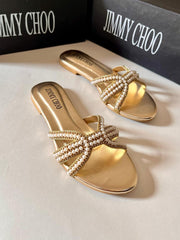 Jimmy Choo Pearls Flats