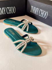 Jimmy Choo Pearls Flats