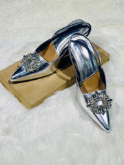 Manalo Diamante Brooch Heels