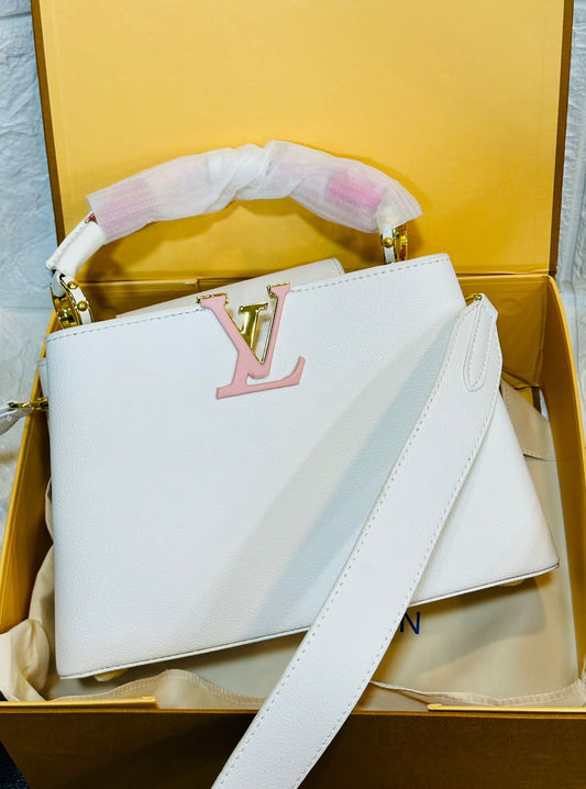 Louis Vuitton Cowhide Leather DD Handbag