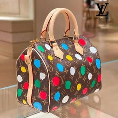 Louis Vuitton x Yayoi Kusama Monogram Speedy Bandoulière 25