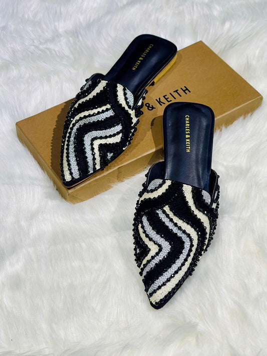 Charles & Keith Embroidered Pumps