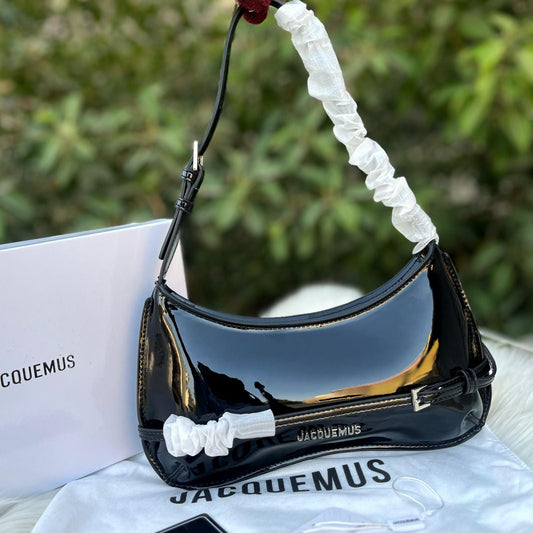 Jacquemus patent shoulder bags