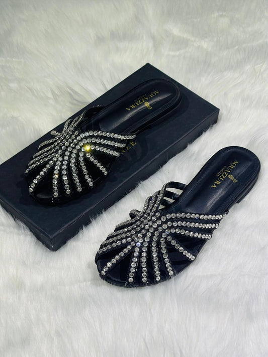 Aquazzura Embroidered Flats