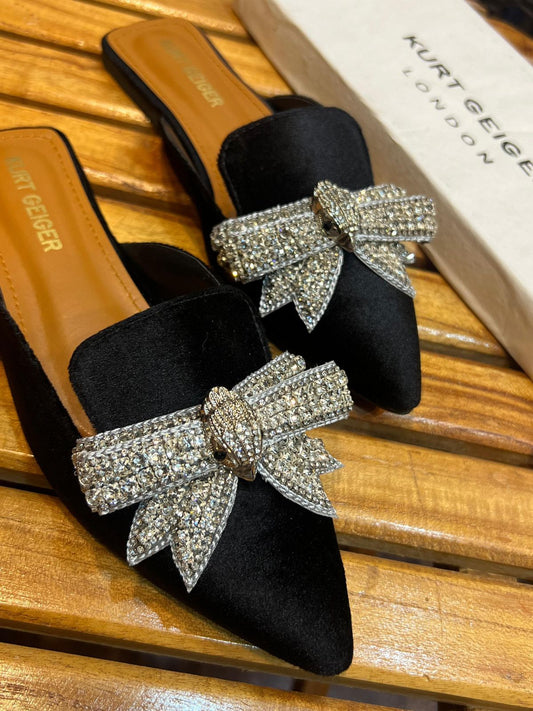 Kurt Geiger Rhinestone Bow Shoes