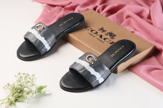 Coach Branded Casual Slides