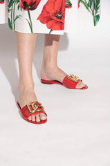 Dolce & Gabbana Signature Patent Sandals