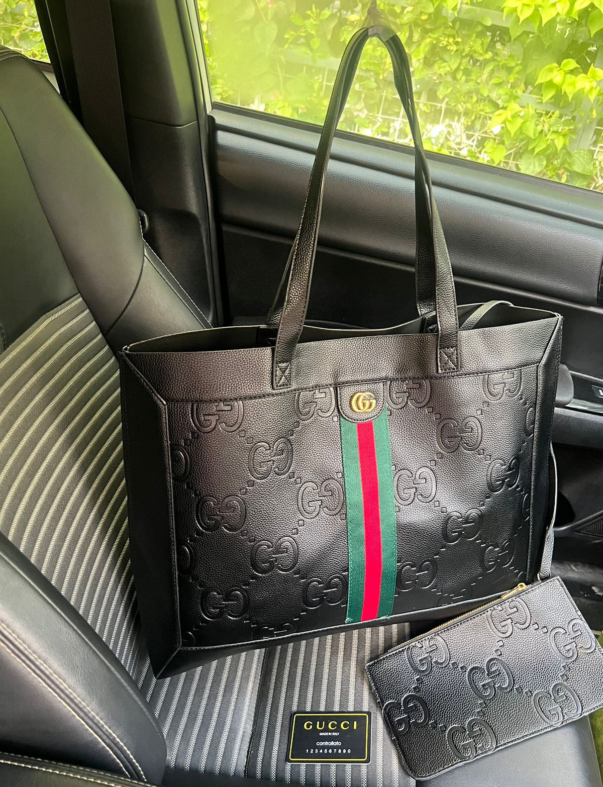 Gucci Signature Leather Tote