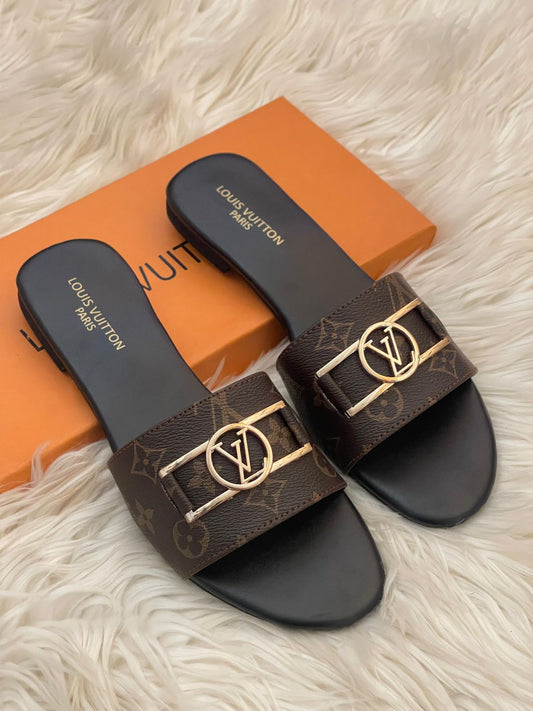 Louis Vuitton Luxe Leather MINA Sandals