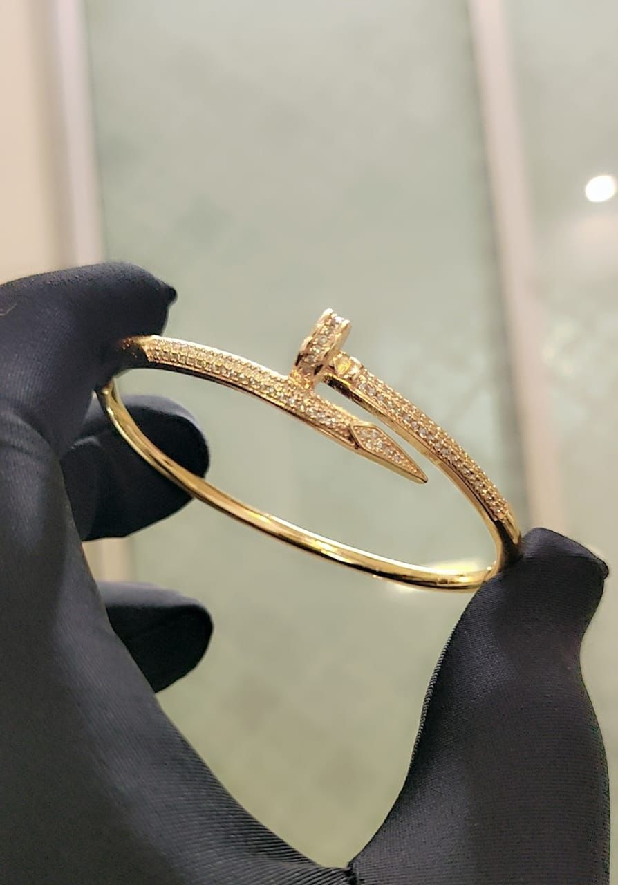 Cartier Diamond Nail Bracelet