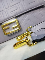 Fendi FF Embossed Baguette