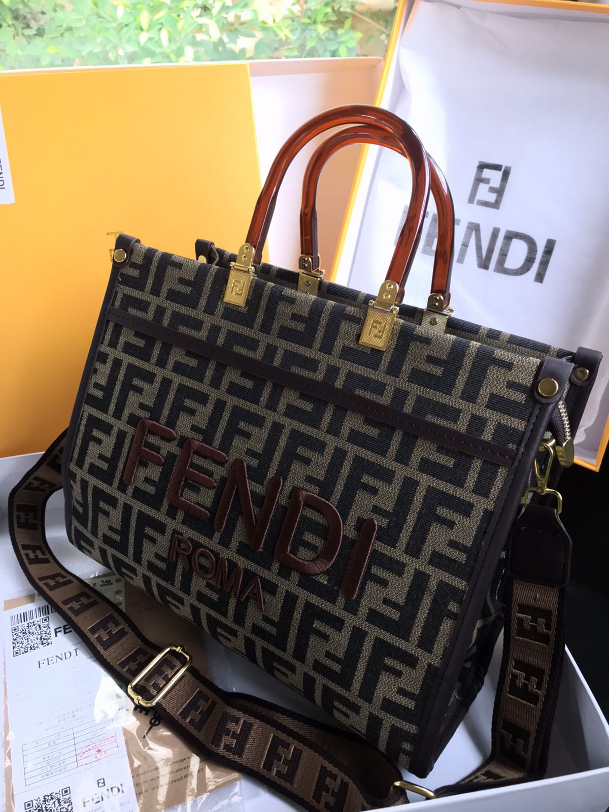 Fendi Eleganza Tote