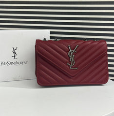 YSL Elegance Double Chain Shoulder Bag