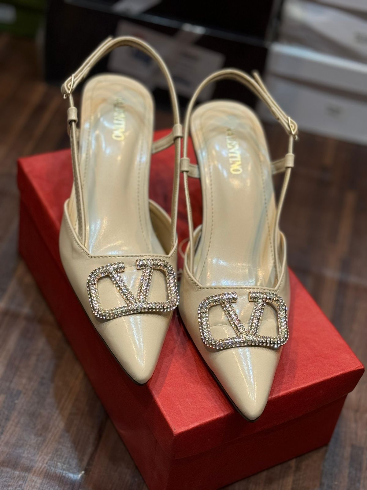 Valentino Crystal Elegance Heels