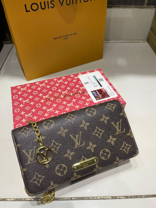 Louis Vuitton Monogram Lilly WOC Clutch Bag