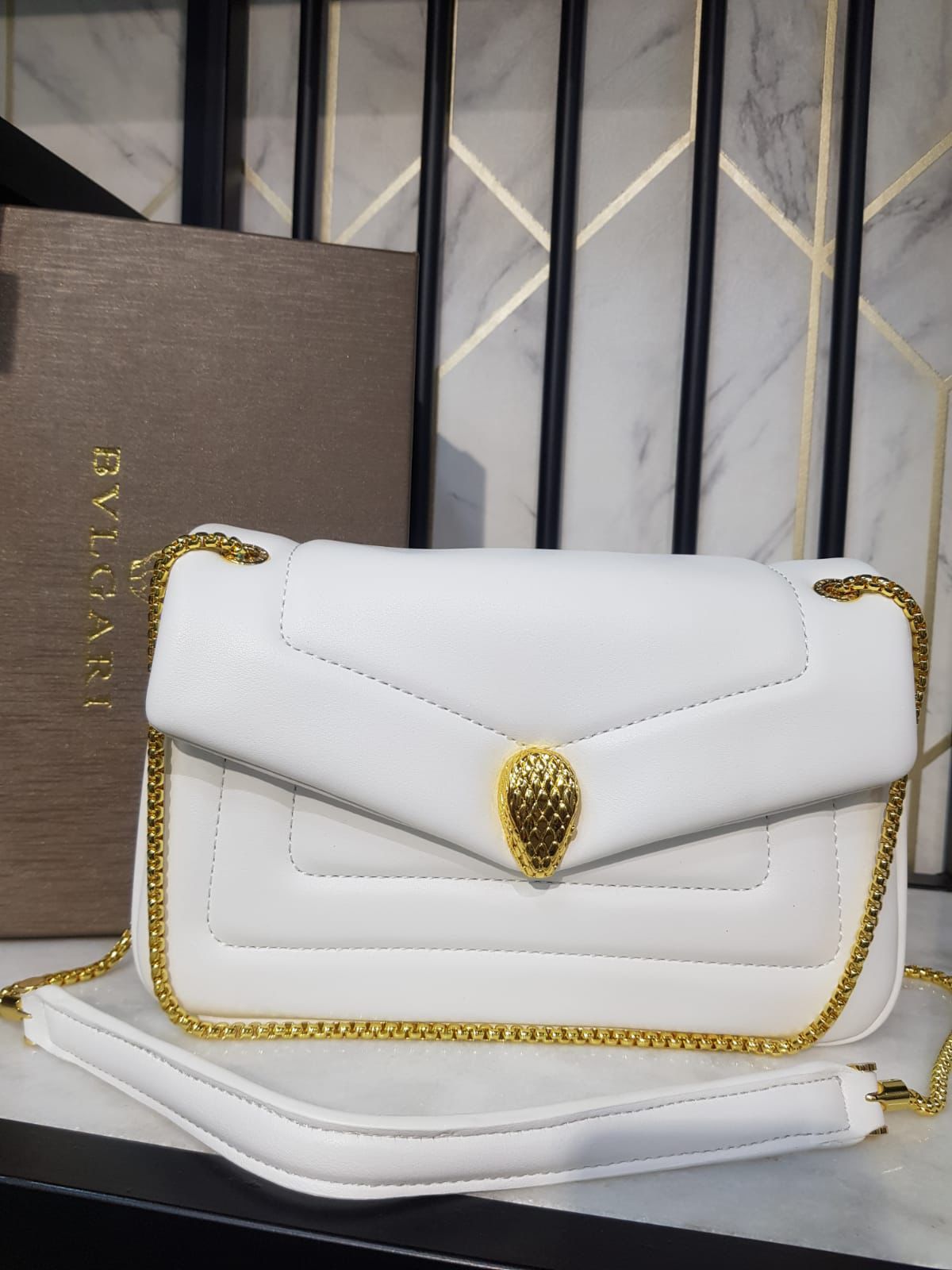 BVLGARI Serpenti Flap Bag