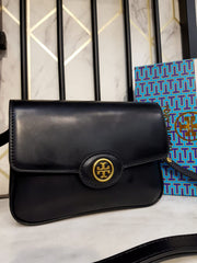 Tory Burch Robinson Spazzolato Convertible Shoulder Bag