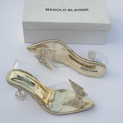 Manolo Sophisticate Satin Heel