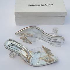 Manolo Sophisticate Satin Heel