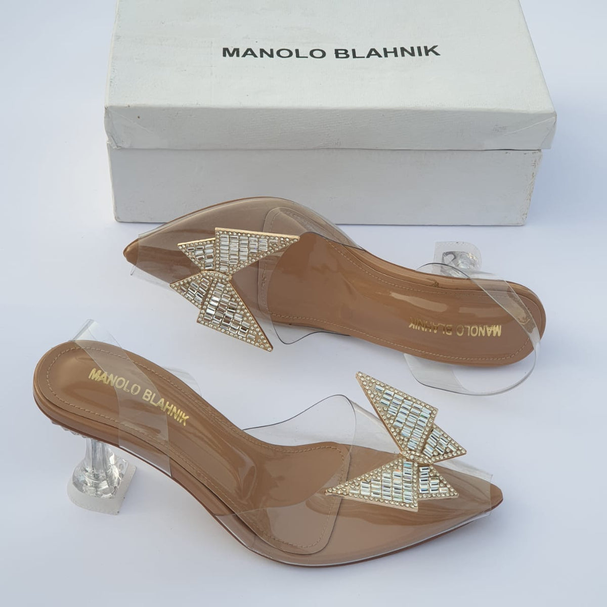 Manolo Sophisticate Satin Heel