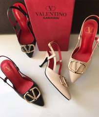 Valentino V Logo Heel