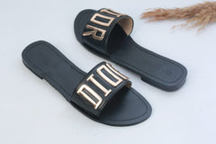 Dior Leather 'DIOR' Crafted Sandals