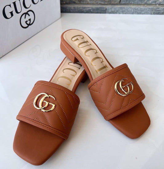 Gucci Leather Crafted Sandals