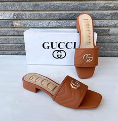 Gucci Leather Crafted Sandals