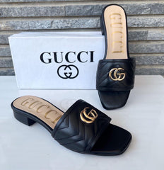 Gucci Leather Crafted Sandals