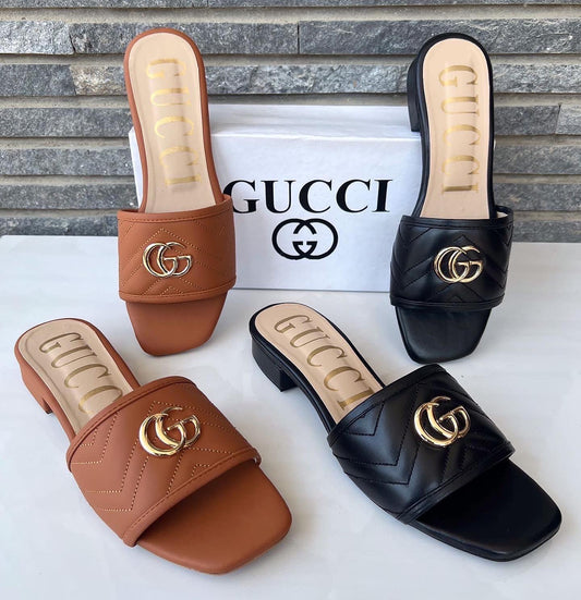 Gucci Leather Crafted Sandals